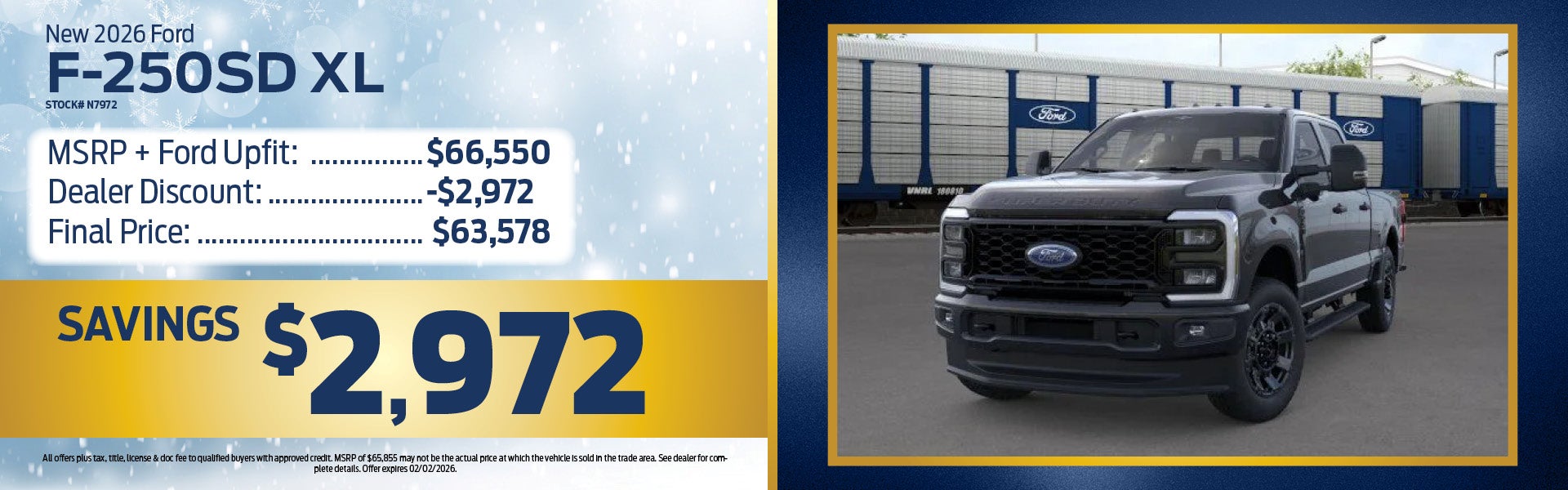 New 2026 Ford F-250SD XL