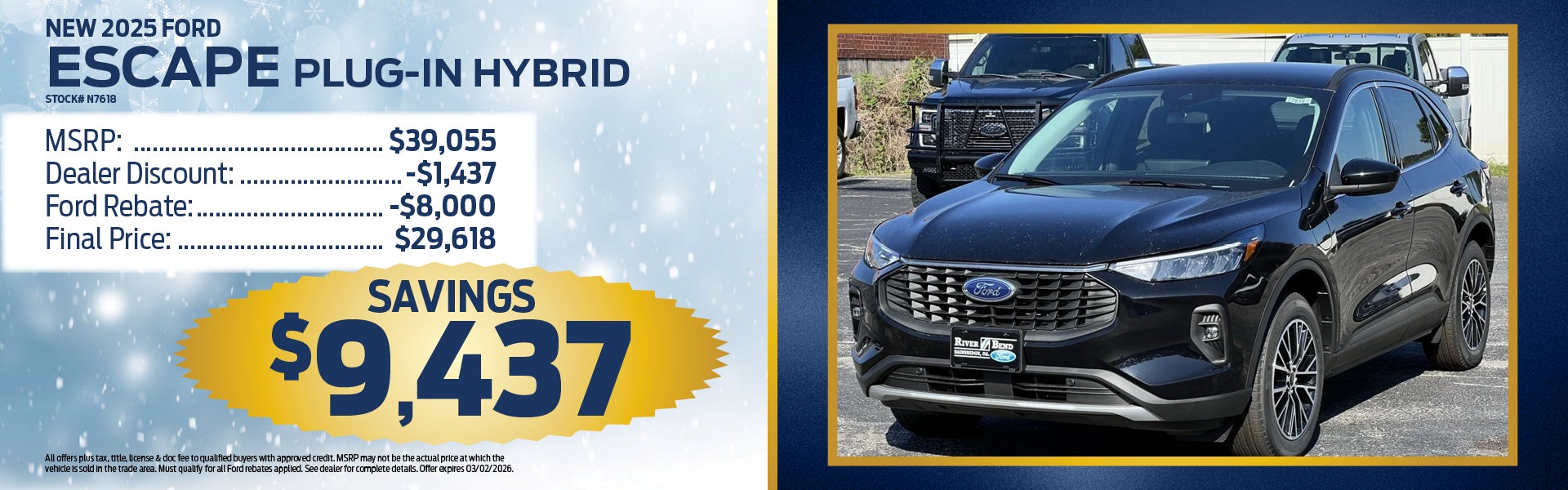 New 2025 Ford Escape Plug-IN