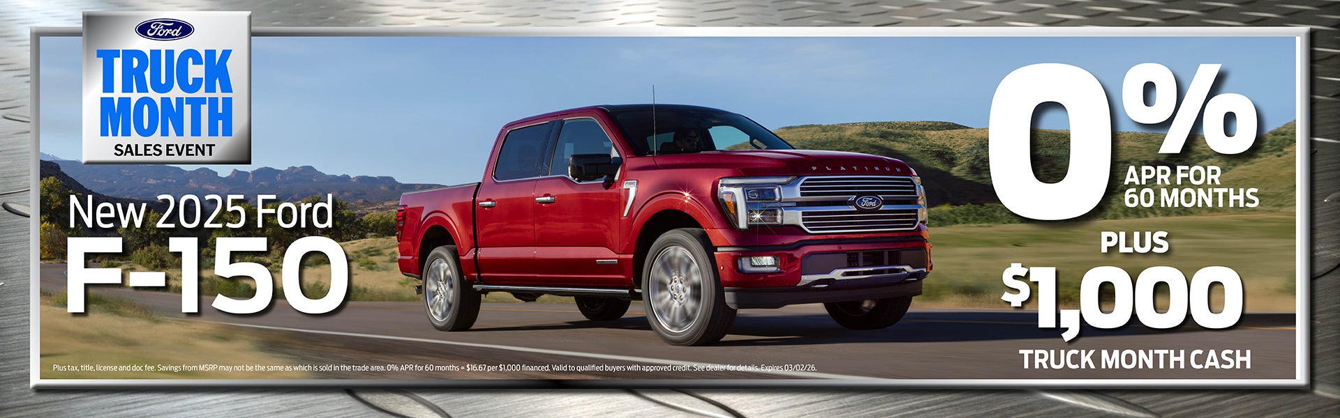 New 2025 Ford F-150 
