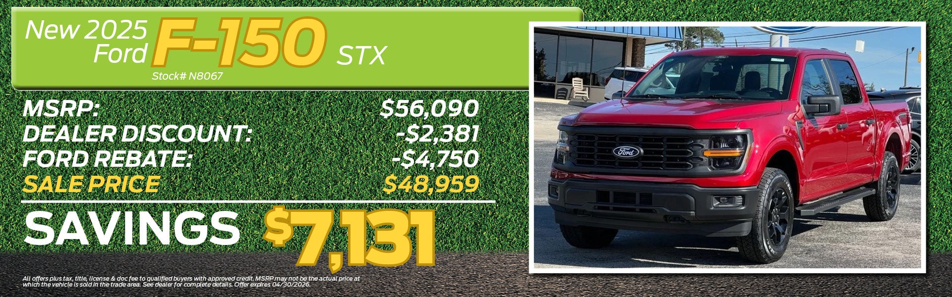 New 2025 Ford F-150 STX