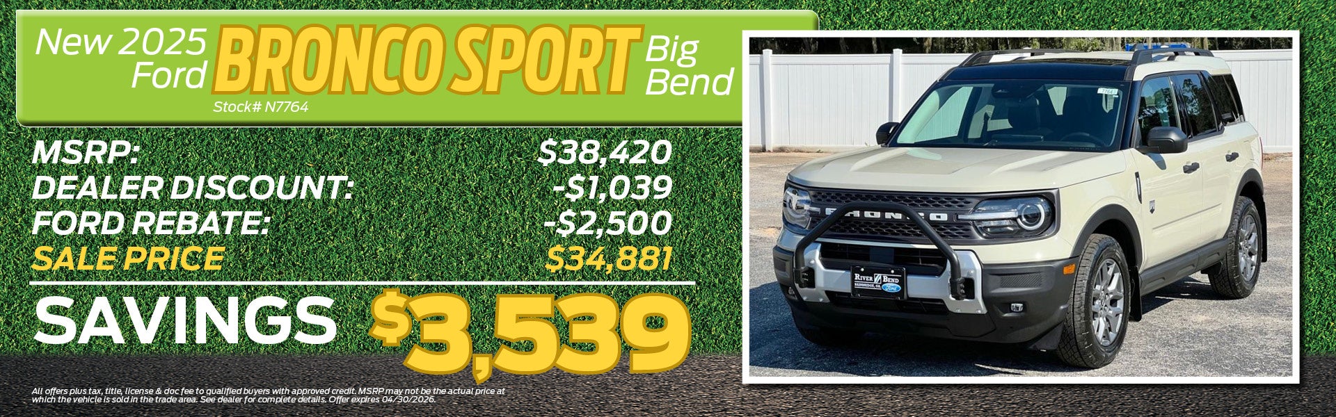 New 2025 Ford Bronco Sport