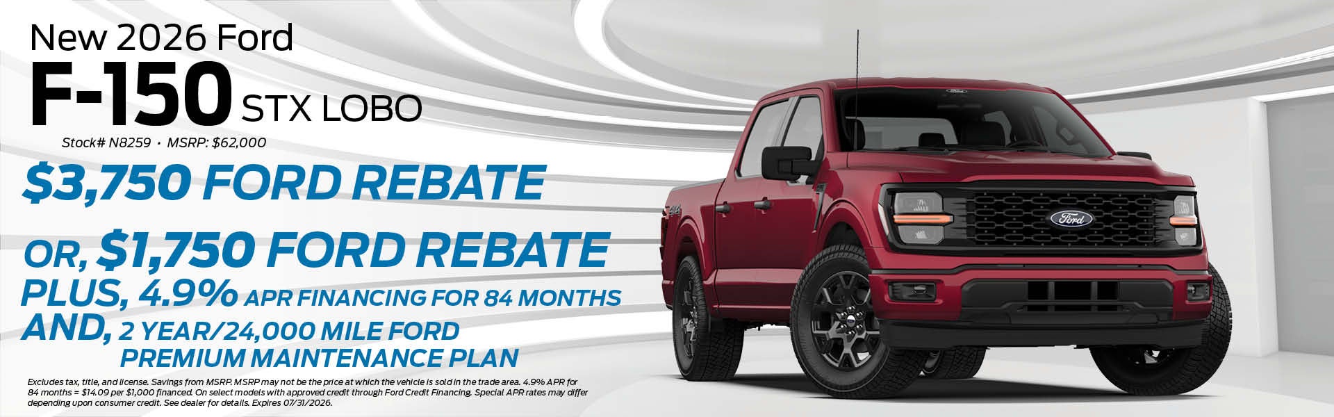 New 2026 Ford F-150 STX