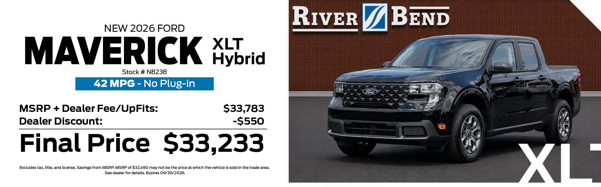 New 2026 Ford Maverick XLT