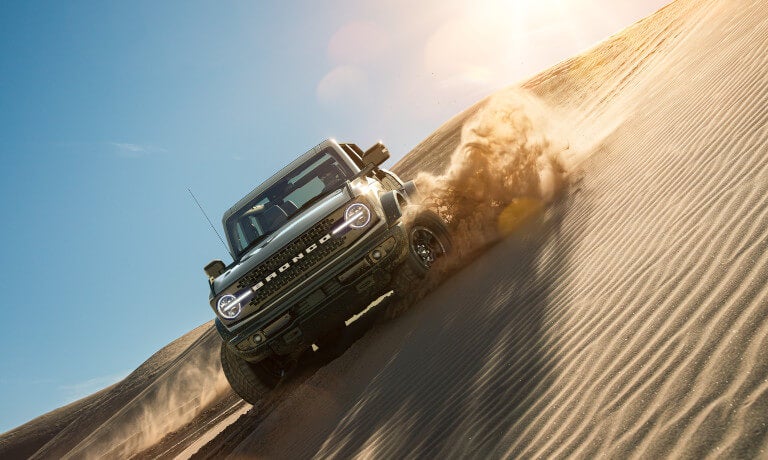 2023 Ford Bronco Exterior Driving Through Dand Dunes