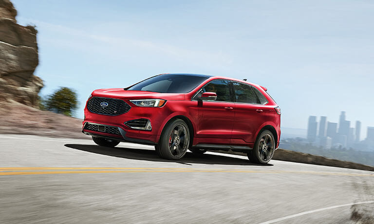 2024 Ford Edge Exterior Driving On A Rocky Road