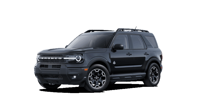 2025 Ford Bronco Sport Outer Banks Exterior - Shadow Black