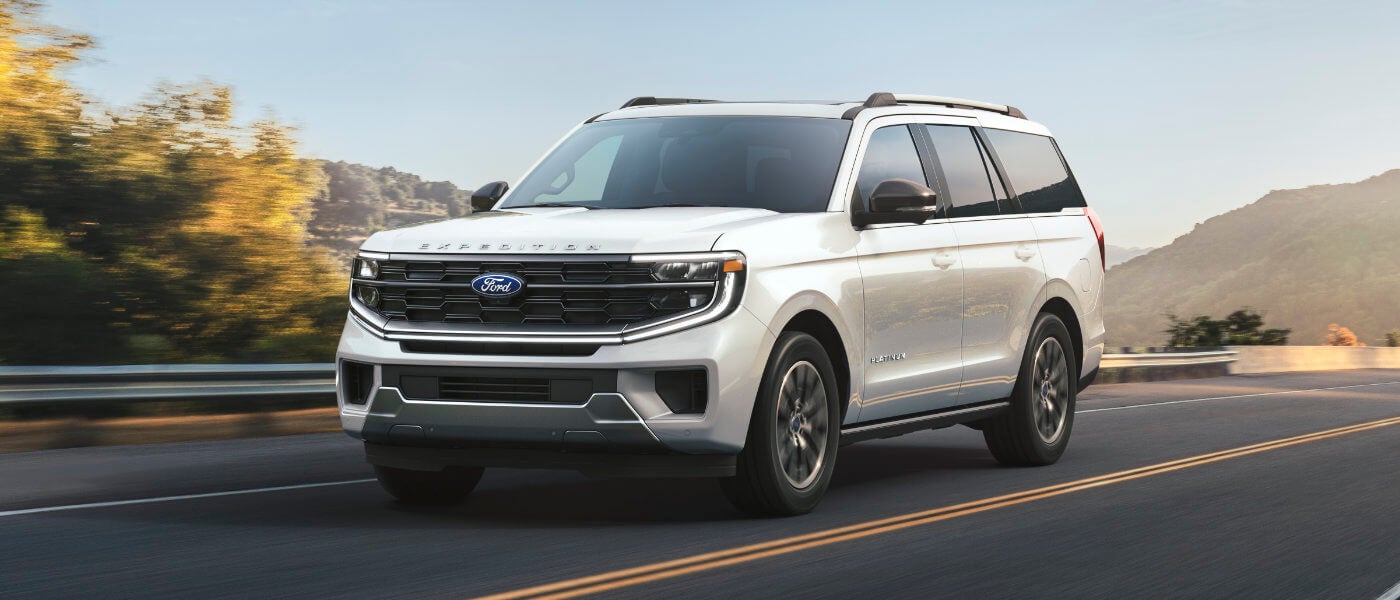 2025 Ford Expedition Exterior Driving On Mountain Road Curve