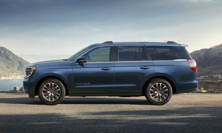 2025 Ford Expedition Exterior Side View In Front Of Lake