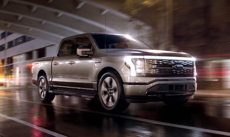 2025 Ford F-150 Lightning Exterior City Night