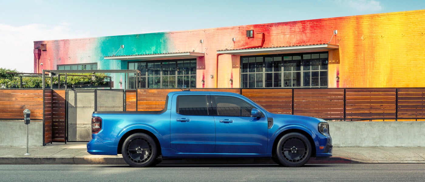 2025 Ford Maverick Exterior Side View By Rainbow Wall
