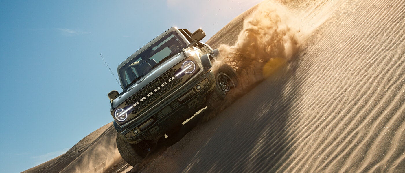 2026 Ford Bronco Exterior Driving Through Sand Dunes