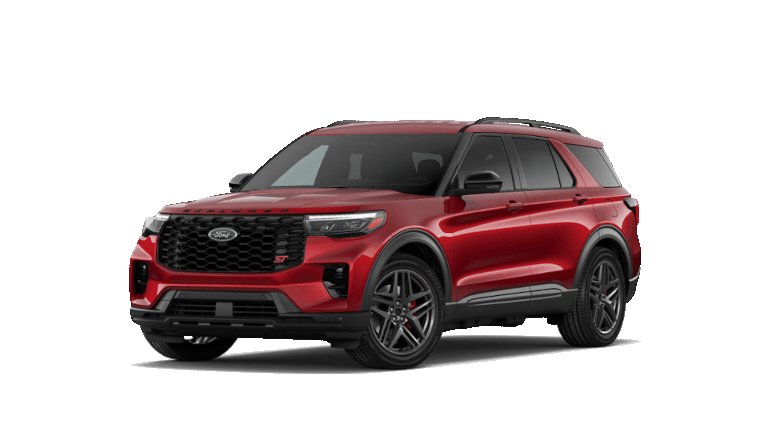 2026 Ford Explorer ST Exterior - Rapid Red Metallic Tinted Clearcoat