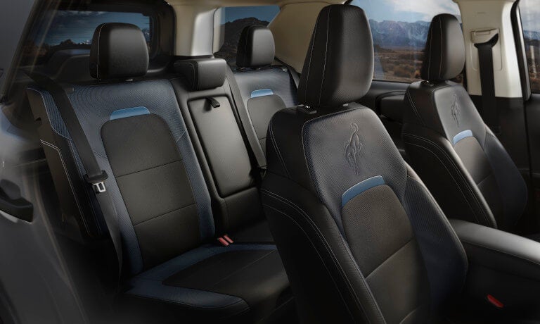 2022 Ford Bronco Interior Seating Front Angle View