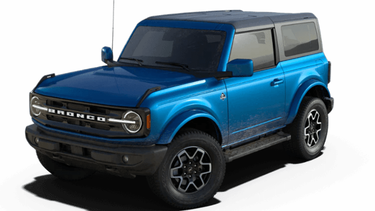2022 Ford Bronco Outerbanks Exterior - Velocity Blue