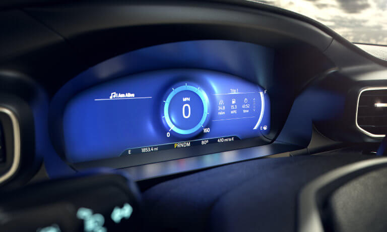 2022 Ford Explorer Interior Driver Display