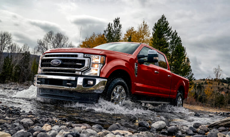 2022 Ford F-250 Exterior Driving Through Stream