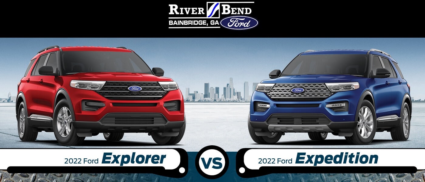 2022 Ford Explorer vs Expedition