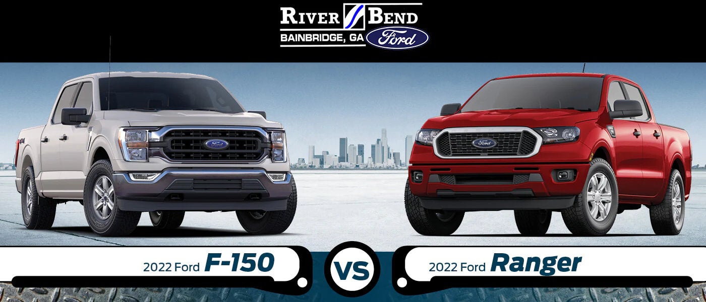 2022 Ford F-150 vs Ranger